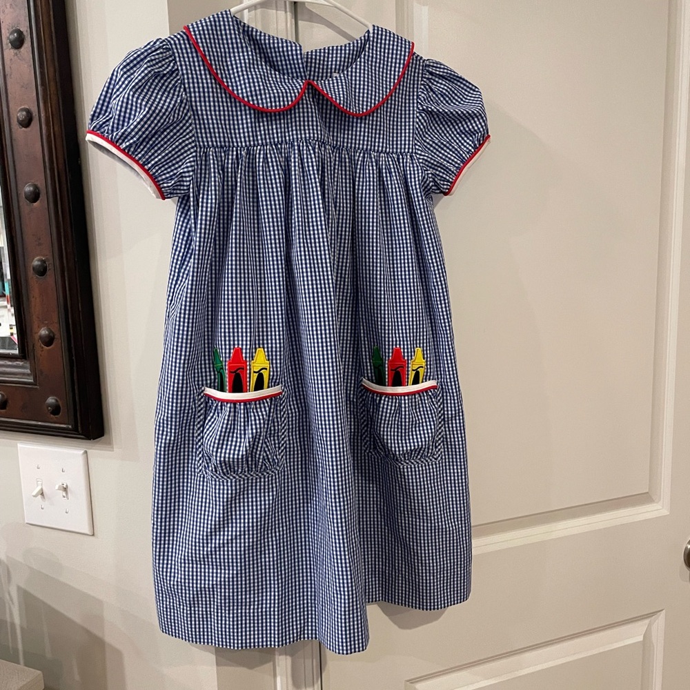 Girls stitchy fish dress